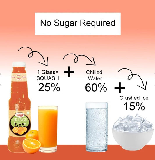 Shree Guruji Orange Squash - 750 ml