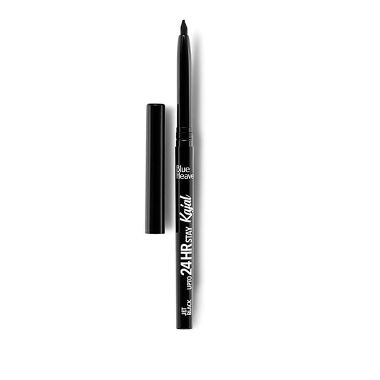 Blue Heaven Up To 24Hr Stay Kajal Pencil, Jet Black (0.31 gm)