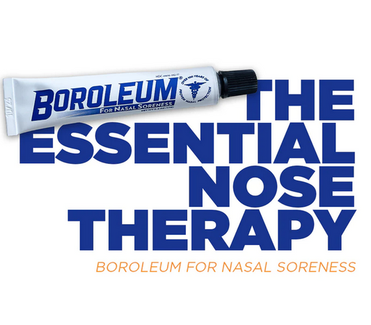 Boroleum Ointment for Dry Nasal Soreness and Chapped Lips