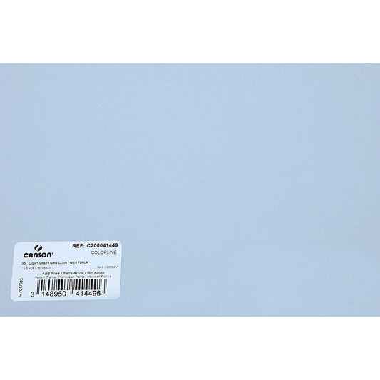 Canson Colorline 300 Gsm Grainy 50 X 65 Cm Coloured Drawing Paper Sheets(Light Grey- 10 Sheets)