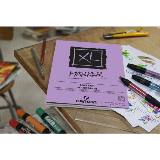 Canson Xl Marker 70 Gsm A3 Pad Of 100 Extra Smooth Sheets