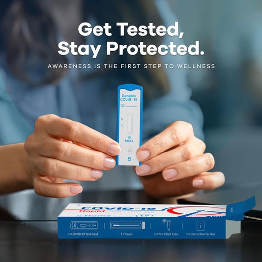 COVID-19 Rapid Self-Test Kit, 15 Minute Results, Nasal Swab Style