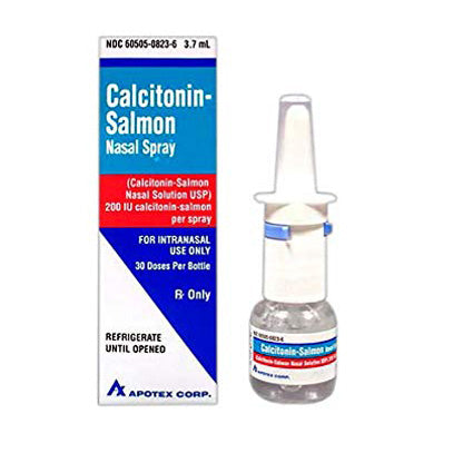 Calcitonin Salmon Nasal Spray 200U Strength 3.7 mL (RX) **Refrigeration Required