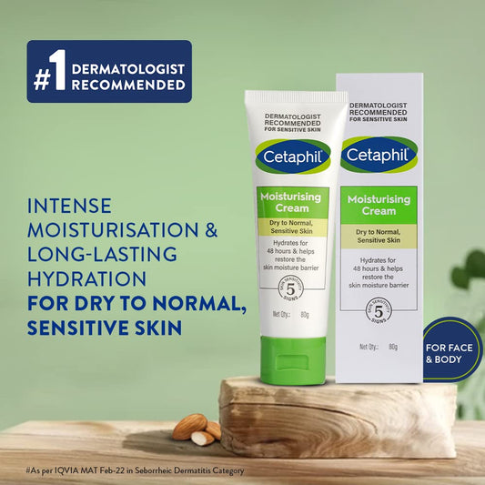 Cetaphil Moisturising Cream for Dry to Normal, Sensitive Skin