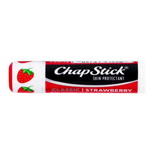 ChapStick Classic Strawberry Flavored Lip Balm
