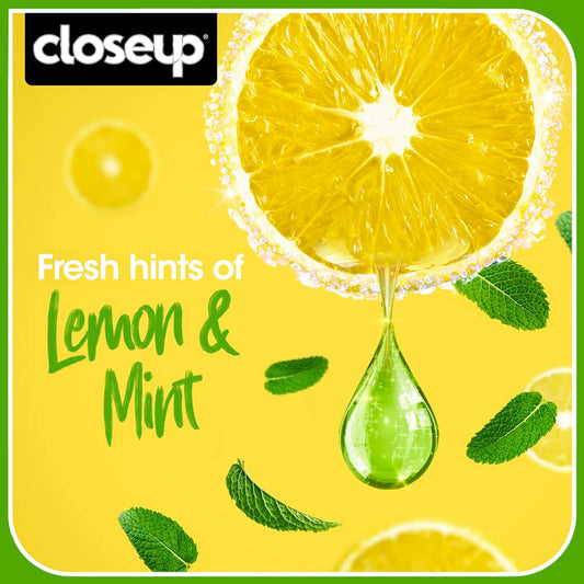 Close Up Deep Action Lemon Mint Anti Germ Gel Toothpaste (150 gm)