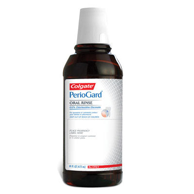 Colgate PerioGard Chlorhexidine Gluconate Mouthwash Oral Rinse, Mint Flavor 16 oz (Rx)
