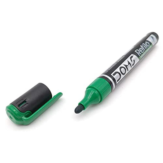 Doms Refilo Non-Toxic Hi-Tech Refillable Permanent Marker Pen