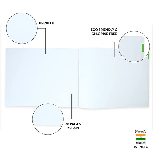 Doms Red Drawing Book - Plain