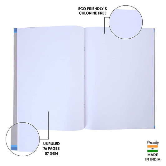 Doms Adventure Sports Series Notebook - A4 - Unruled