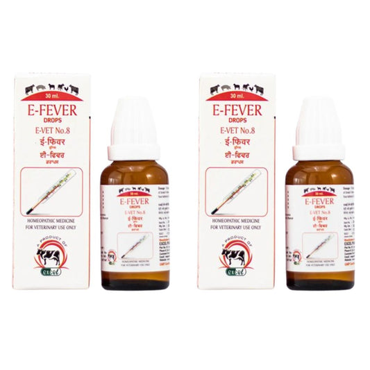Excel Pharma E-Fever Drops E-Vet No-8 For Veterinary use
