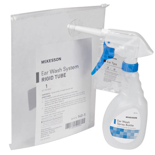 Ear Wash System Spray Bottle Rigid Tube with 3 Disposable Tips
