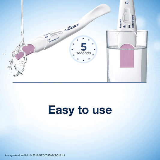 Clearblue Rapid Detection Pregnancy Test (Results 5 Days Sooner), 2 Pack