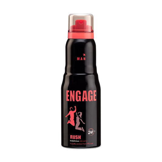 Engage Rush Deodorant For Men Fruity and Sweet, Skin Friendly (150 ml)