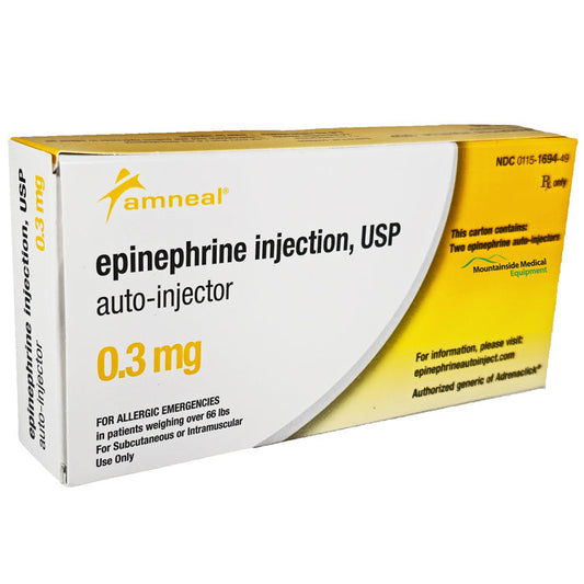 Epinephrine Auto-Injector 0.3 mg Adult Epinephrine Pen (2-Pack) (Rx)