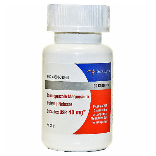 Esomeprazole Magnesium 40 mg Heartburn Acid Reducer, 30 Capsules (Generic Nexium) (Rx)