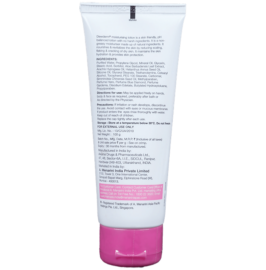 Dewderm Moisturising Lotion with Vitamin E, Aloe Vera & Jojoba Oil