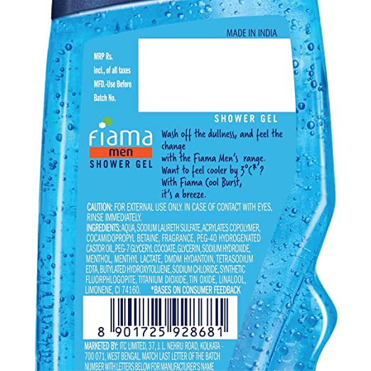 Fiama Men Cool Burst Shower Gel - 250 ml