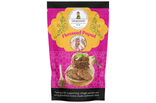Super healthy Flaxseed Papad 100 %Organic(Grandma’s authentic taste)