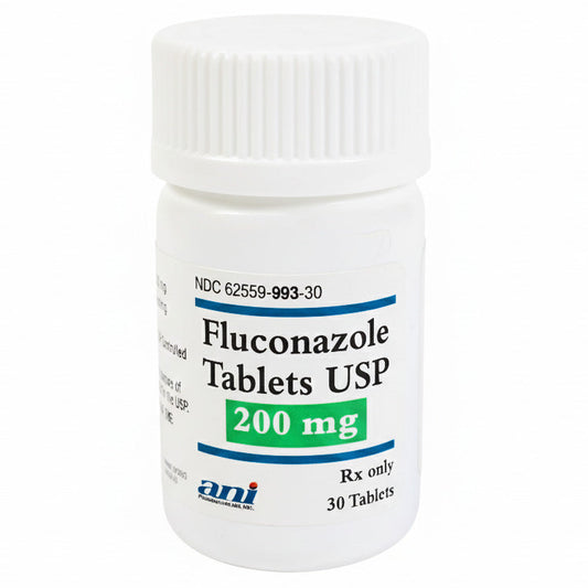 Fluconazole Tablets 200 mg USP by Ani Pahrma 30 Count (RX)