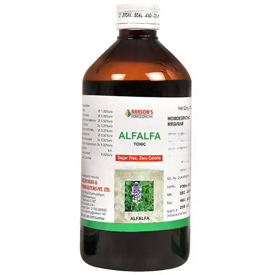 Bakson's Homeopathy Alfalfa Tonic Sugar Free