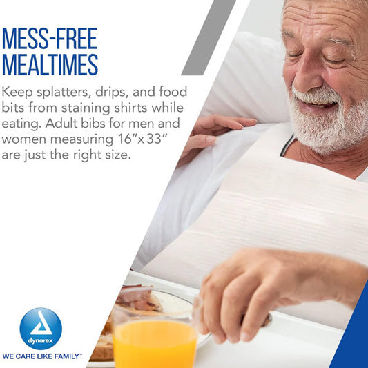 Adult Bibs to Protect Clothing 16" x 33", 300/Case