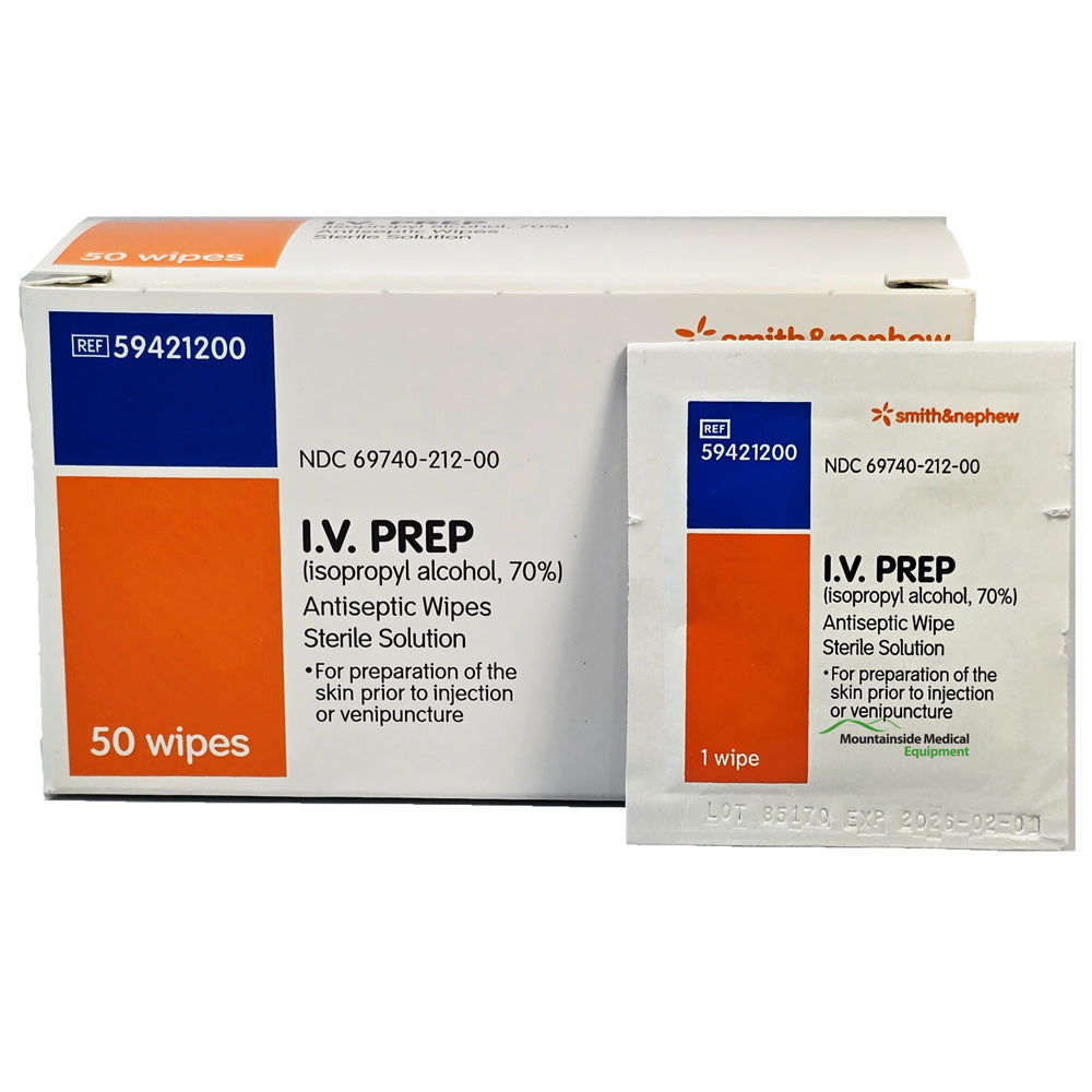 IV Prep Antiseptic Wipes by Smith and Nephew 50/box – Himkhand