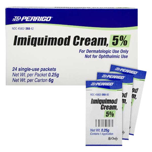 Imiquimod Cream 5% Single-Use Packets 25 gram, 24 Count (Rx)