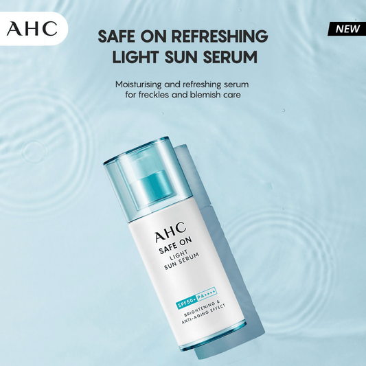AHC Safe On Light Sun Serum With SPF 50+ & PA+++ - Korean skincare