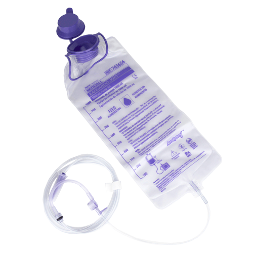 Kangaroo Joey Enteral Feeding Pump Flush Bag Set 1000 mL