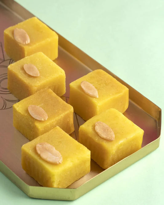 Bombay Sweet Shop Kesar Paak Box - Box of 9