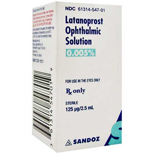 Latanoprost Eye Drops 0.005% Ophthalmic Solution 2.5 mL by Sandoz *Refrigerated (Rx)