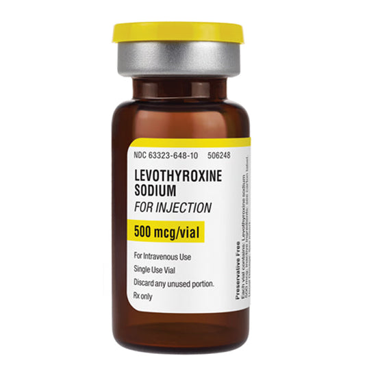 Levothyroxine Sodium Injection 500 mcg Single Dose Vial