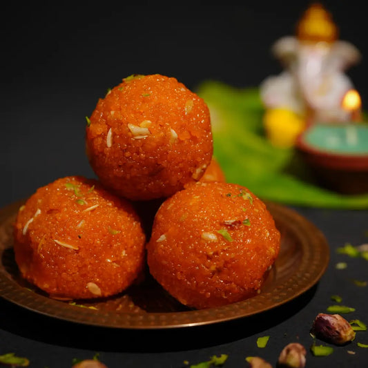 Tharu's Mukhi Bhandar Motichoor Laddoo 500 gms