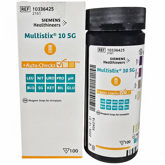 Multistix 10 SG Urine Reagent Strips by Siemens 2161 (100/bottle)
