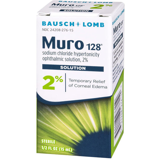 Muro 128 Sodium Chloride Ophthalmic Eye Drops Solution 2%