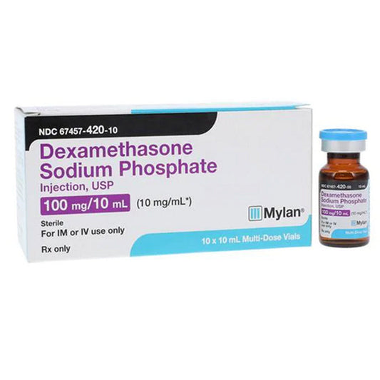 Dexamethasone Sodium Phosphate Injection 10 mg/mL Multi-Dose Vials 10 mL x 10/Tray (Rx)