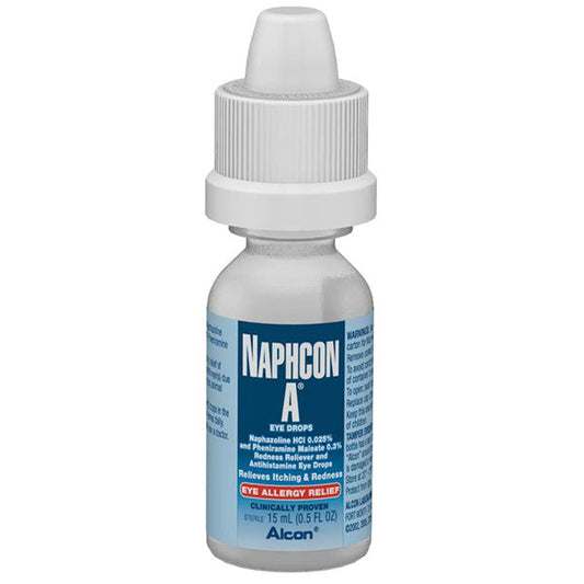 Naphcon A Allergy Itching and Redness Relief Eye Drops Naphazoline HCI 0.025%