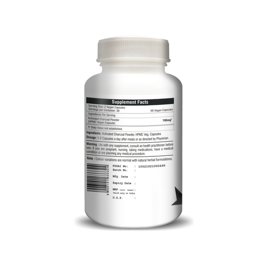 H&C Herbal Activated Charcoal Capsules