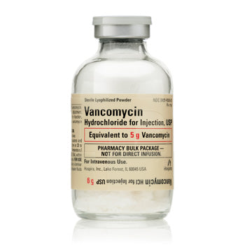Vancomycin Injection Pharmacy Bulk Glass Vial 5 Gram by Pfizer (RX)