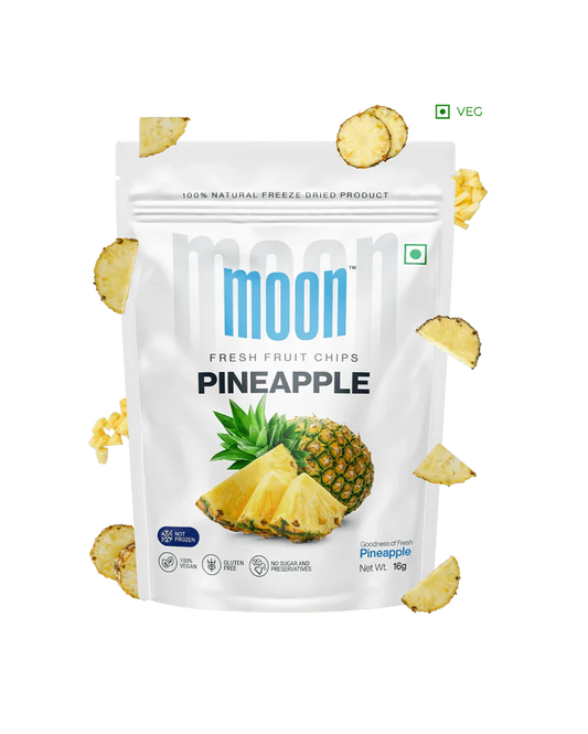 Moon Freeze Dried Pineapple Cubes | 16 gms