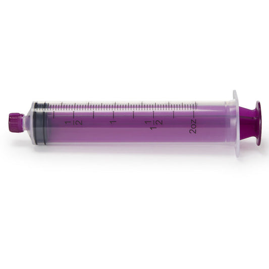 Enteral Feeding Syringe Flat Top Piston 60 mL with Enfit Tip
