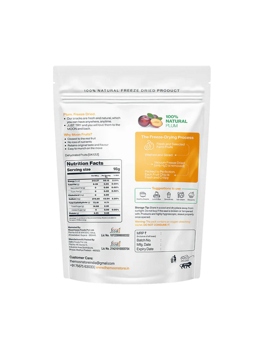Moon Freeze Dried Plums Chips | 16 gms