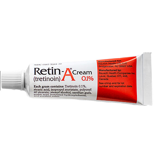 Retin A Cream 0.1% Retinoid Tretinoin Cream 20 gram (RX)
