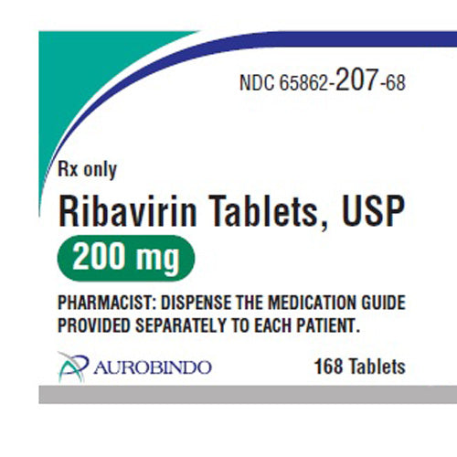 Ribavirin Tablets 200 mg by Aurobindo 168 Count (RX)