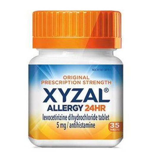 Xyzal Allergy Relief Medicine 24-Hour Relief 5mg, 35 Tablets