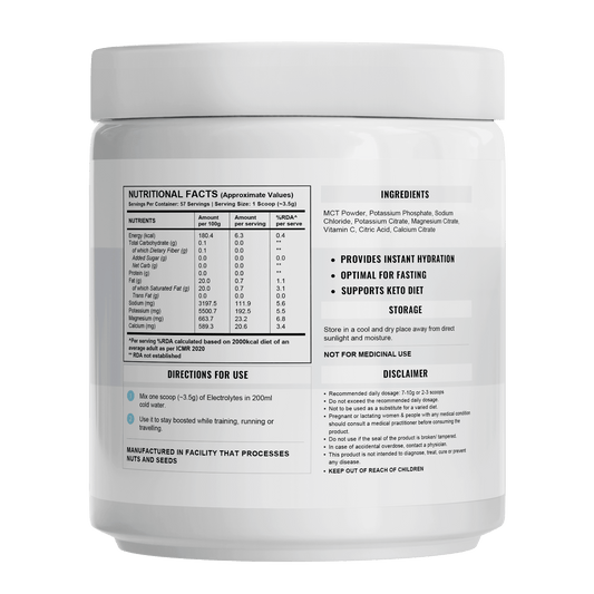 Wellcore - Unflavoured Electrolytes | 2x200g, 57 Servings