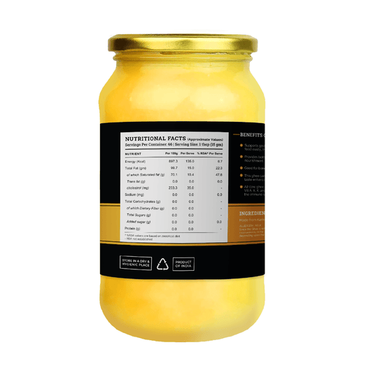 Ketofy - A2 Desi Cow Ghee (1kg)