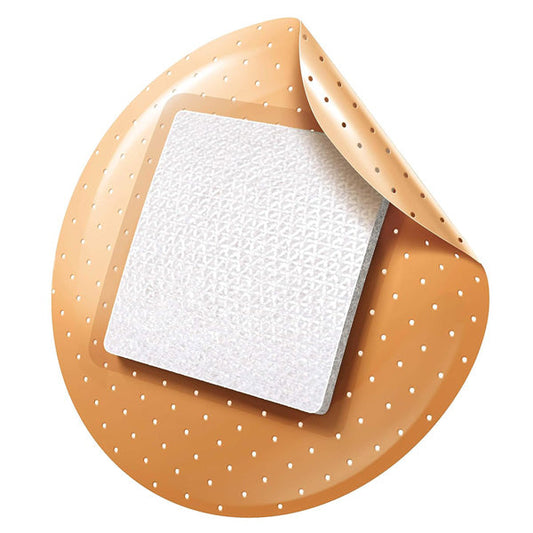 Curad Adhesive Spot Bandages, Plastic 7/8", 100/Box