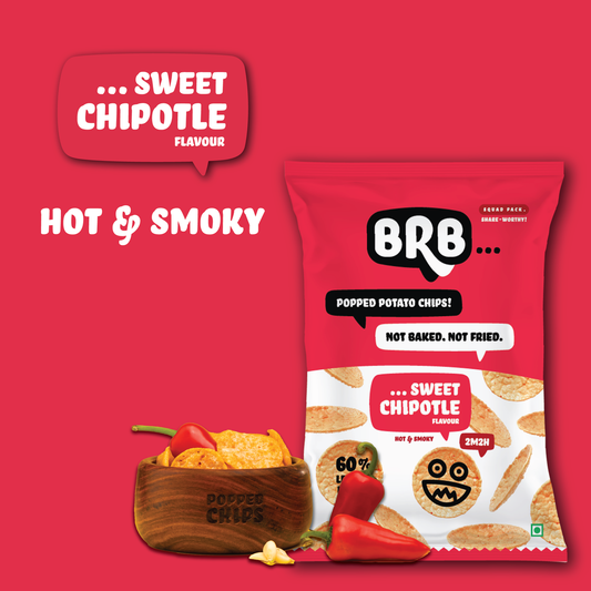 20x Potato Popped Chips - 20 Packs (48 Grams Each) - 5 Flavours X 4 Packs
